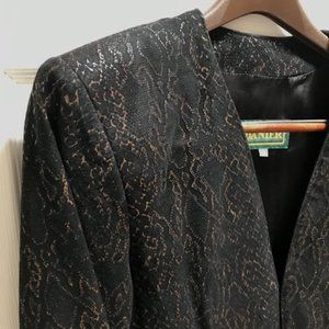 🖤🔥🖤 Gorgeous Vintage Black Leather Danier Cropped Jacket